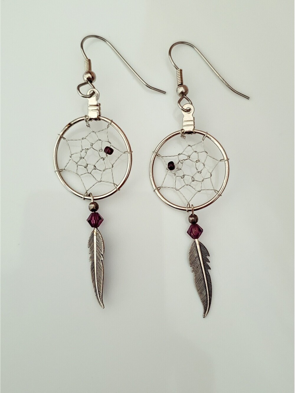 Vintage Southwestern Dreamcatcher Dangle Earrings